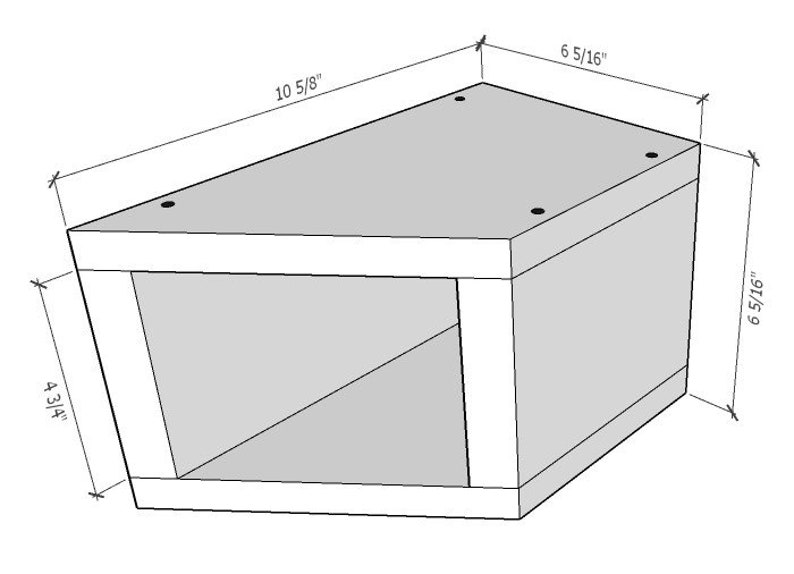 Bookshelf Louie Easy step by step DIY Inch or mm zdjęcie 4