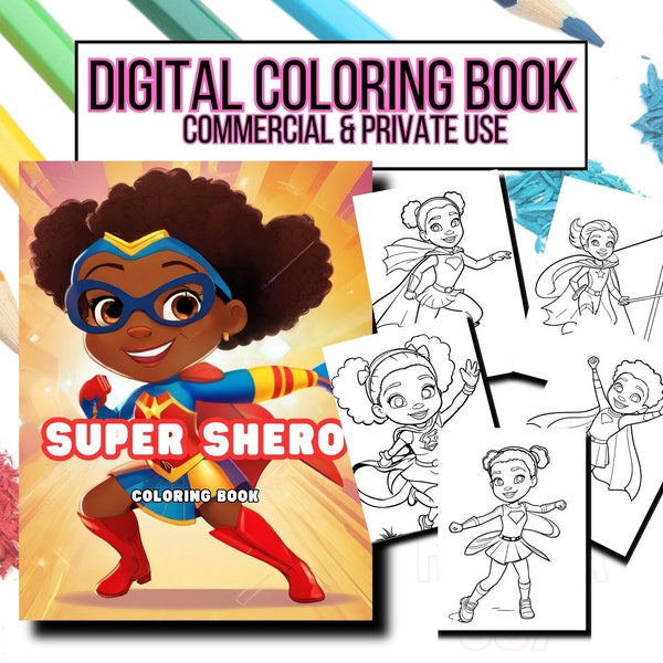 Coloring book black girl PLR coloring books for resell plr rights african american girl coloring pages kdp interior coloring page