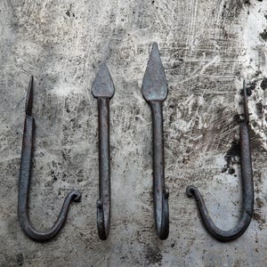 Wall hook metal forged leaf coat hook decorative rustic hook hunting lodge furnishings wardrobe Christmas birthday gift