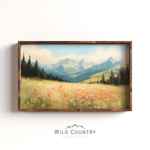 Vintage Indian Paintbrush Print, Indian Paintbrush Flowers Botanical Wall Art, Red Wildflower Art Print, Mountain Wall Art, Floral Painting