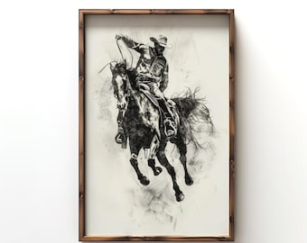 貴重！70's アメリカアンティーク　ウエスタン作品壁掛け　馬カウボーイ雑貨 貴重！70's アメリカアンティーク ウエスタン作品壁掛け 馬