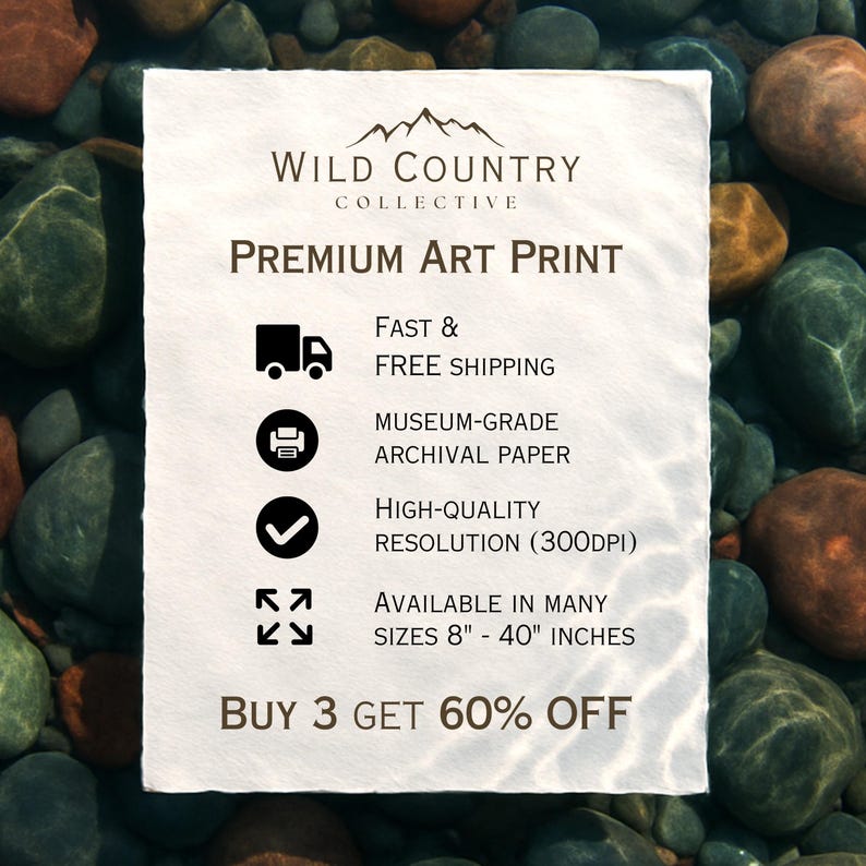 Great Blue Heron Art Print, Dark Vintage Art Print, Rustic Cabin Decor, Muted Lake Painting, Rustic Mountain Wall Art, Heron Bird Painting imagen 5