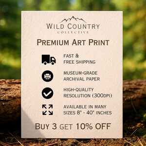 the wild country collective poster print