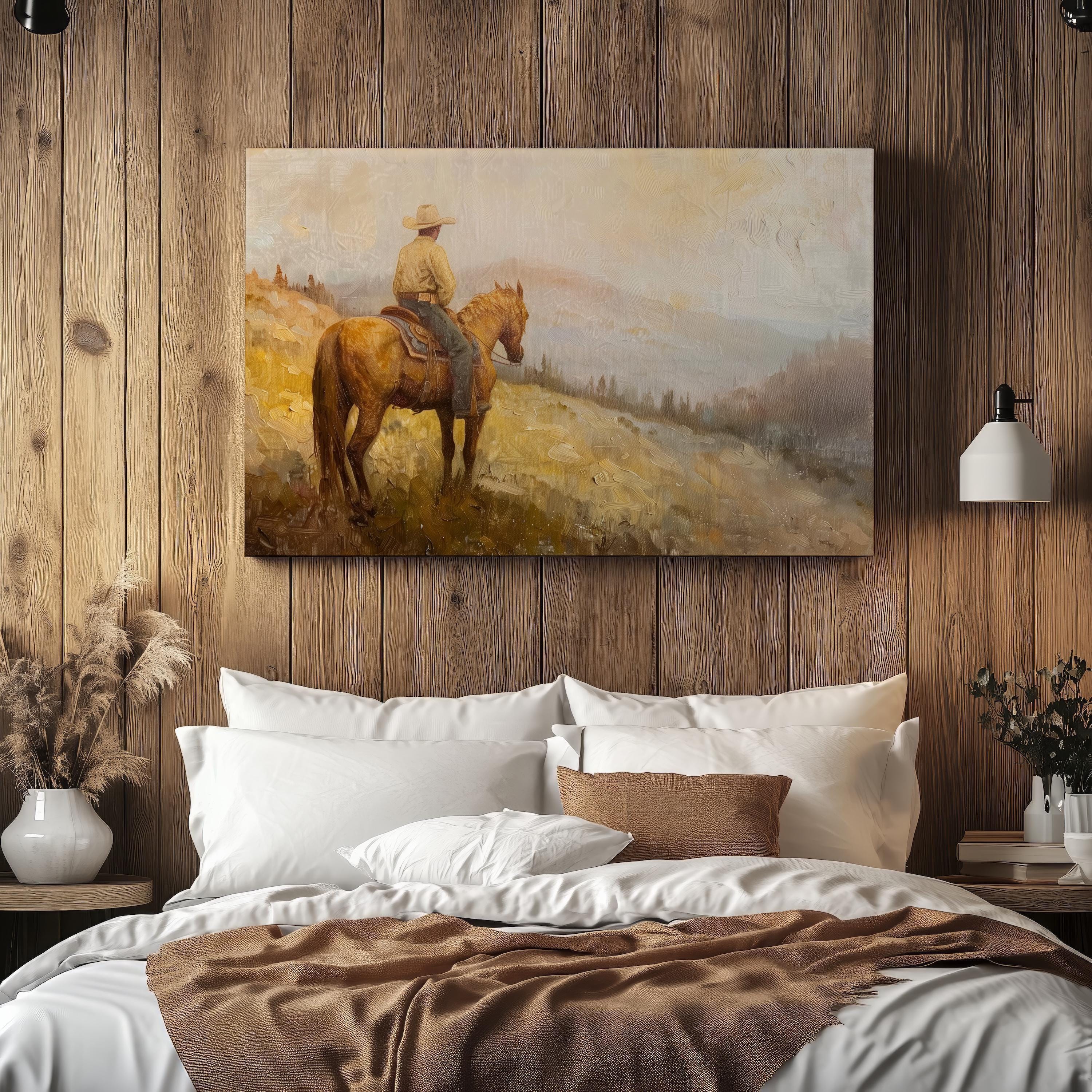 LOARTVE 9 poster artistici da parete in tela vintage con cavalli, stampe artistiche rustiche per soggiorno, ufficio, camera da letto, senza cornice