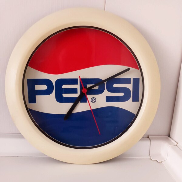 Vintage Pepsi Clock Etsy