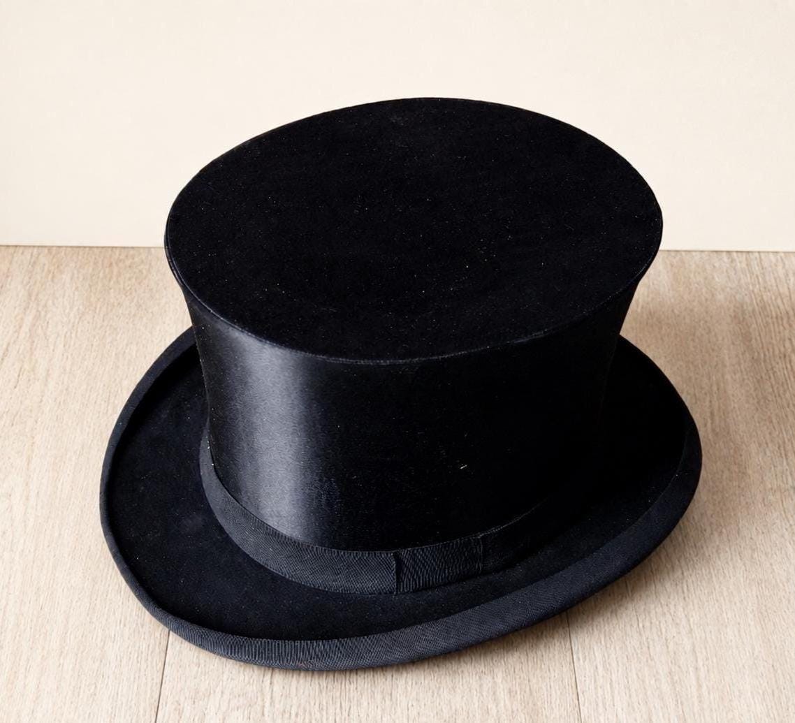 通販 silk hat シルク ハット Antique Italian Silk Hat by Radiconcini