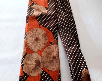 Corbata Vintage diseño Floral original de Alemania Regalo para hombres. Vintage style