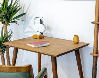 Study Desk, Small Work Table, Wooden Table, Wooden Small Table, Table, Table for Work, Oak Color Small Table, Oak Color, Home Decoration