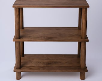 Wooden Shelf, Shelf, Bookcase, Solid Wood Shelving Unit, Minimalist Bookshelf, Modern Shelving Unit, Scandinavian Bookshelf, Storage, Wood