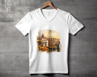 T-shirt voor reisliefhebbers Travel Tee Trendy Reis kleren Oud-Romeins Thema Perfect cadeau voor haar casual mode voor hem Reiskleding Rome