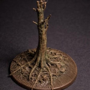 Souche d'arbre mort, élément de décor pour jeu de guerre, impression 3D non peinte, accessoire de table de jeu de rôle