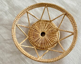 clytie rattan tray | rattan basket | wicker tray | rattan decor