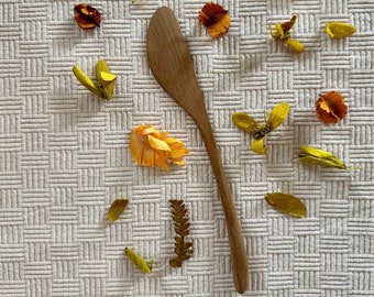teak butter knife: thai wooden spreader