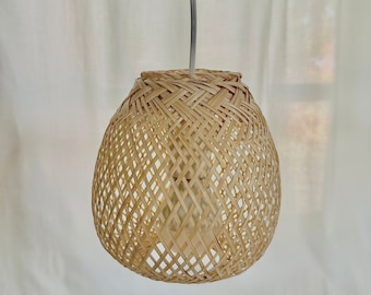 jogen bamboo lampshade | wicker lampshade | woven pendant light | pendant lighting