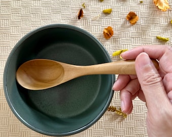 teak soup spoon: thai wooden utensil