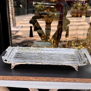 Silver Plated Cake Stand, Cookie  Dessert Holder, Multi-Tier Snack Display for Parties & Events, Elegant Serving Tray
