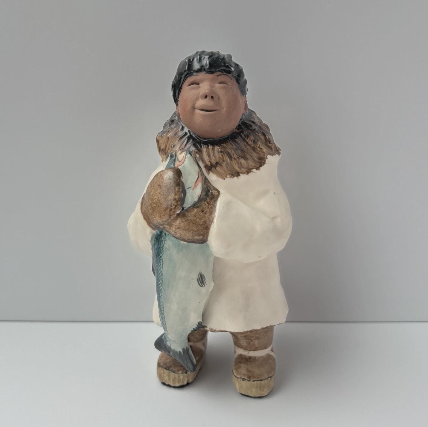 C Alan Johnson Eskimo Figurines - Etsy UK