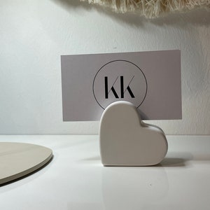 Fotohalter Herz, Heart, Photo, Visitenkarte, Halter, Keramik, Keraflott, Selfmade, Geschenkidee, Muttertag, Valentinstag