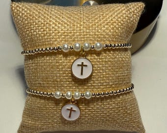 Cross Charm Bracelet
