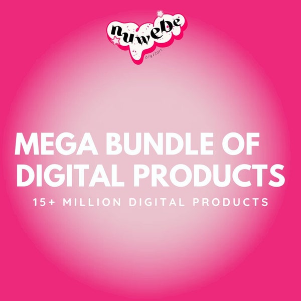 Mega Bundle of Digital Products I Digital Products to Sell I Bundle Affordable Digital Products