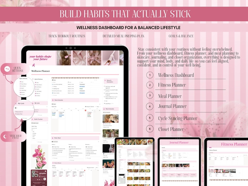 Notion Life Planner Template All in One Notion Second Brain Planner ...