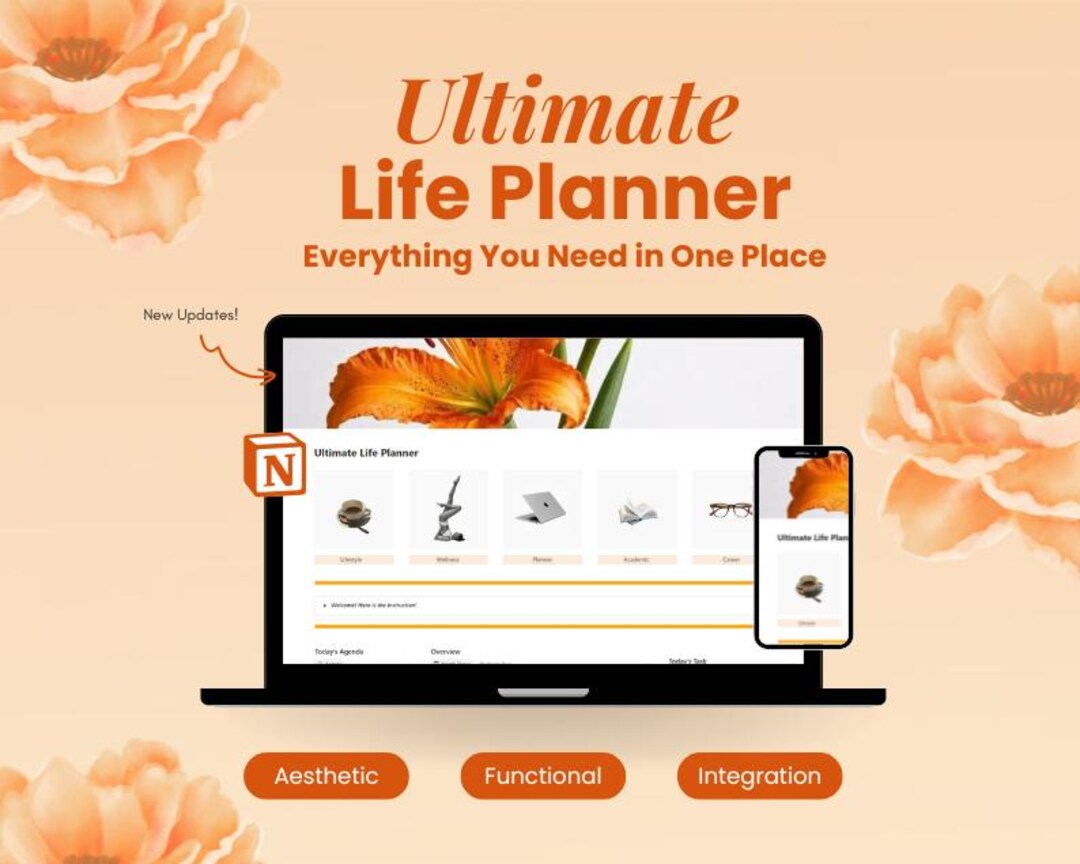 2026 Ultimate Notion Life Planner Template That Girl - Etsy