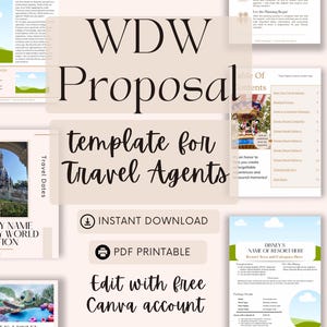 WDW Client Proposal and Quote Travel Agent Template