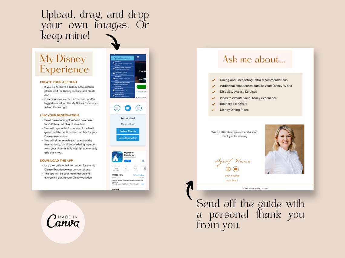 Next Steps Guide Tutorial Just Booked! What Now? A WDW Next Steps Guide and Template for Travel ...
