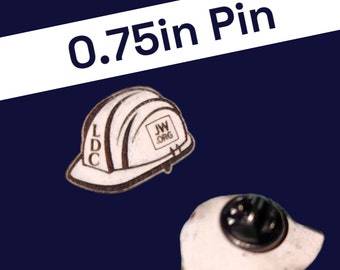 JW - 0.75 inch LDC Hard Hat Pin