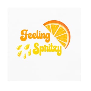 Feeling Spritzy Aperol Paper Cocktail Napkins | Aperol Spritz Party | Love At First Spritz Bachelorette | Feelin&#39; Spritzy