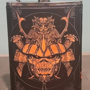 Iron Maiden: Senjutsu 8 oz flask custom made NEW