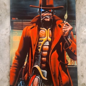 Iron Maiden: Stranger Strange Land ceramic hot plate/ trivet 12 in x 8 in NEW