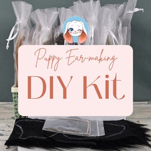 DIY Faux Fur Puppy Ear-making Kit