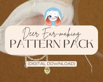 Deer Ear-making Printable Pattern Pack (2-in-1)