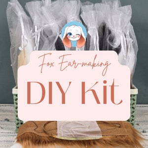 DIY Faux Fur Fox Ear-making Kit