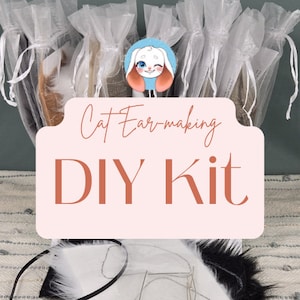 DIY Faux Fur Cat Ear-making Kit