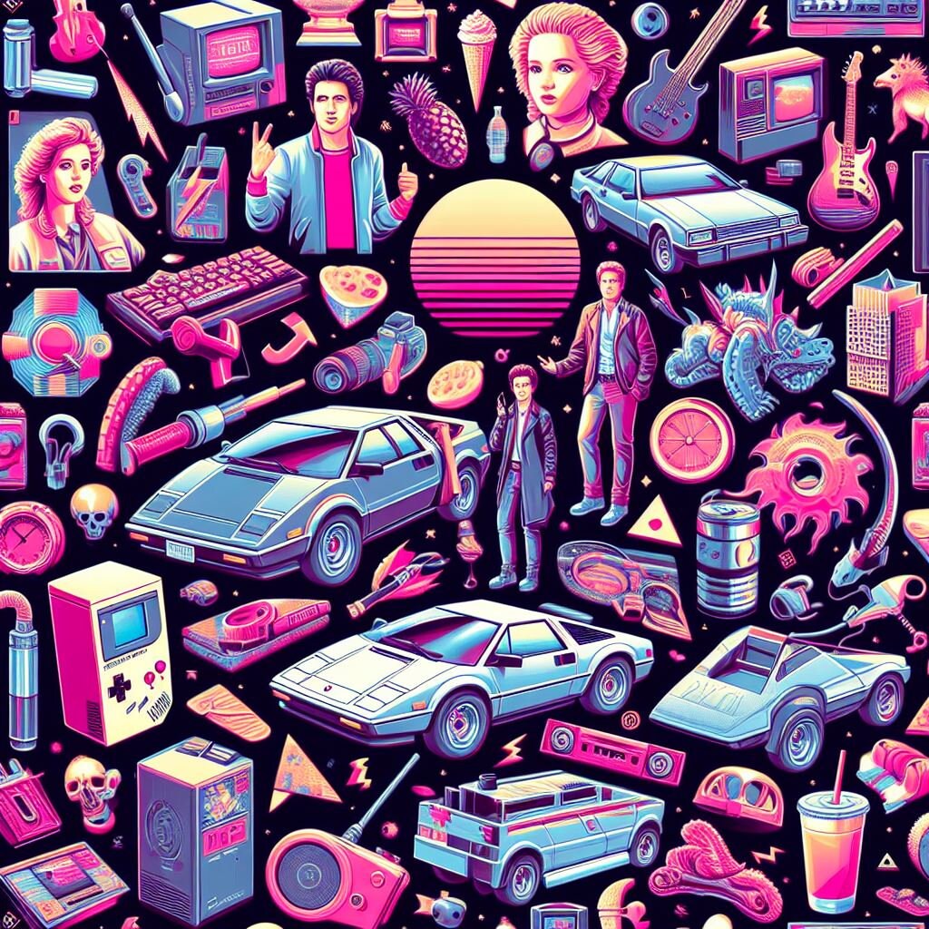 Retro Vaporwave Style Digital Paper for Gift Wrapping - Etsy