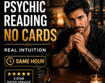 Lectura psíquica sin cartas / Intuición real en audio MP3 / En la misma hora / Calificación de 5 estrellas