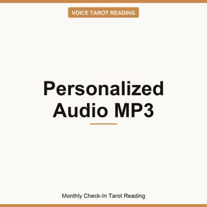 Voice Tarot Reading 12-Min MP3 | Monthly Check-In by Email + Spread Photo image 8