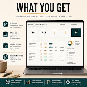 Freelancer Dashboard HTML | Offline Triage Board | No Notion, No Subscription, One File image 5