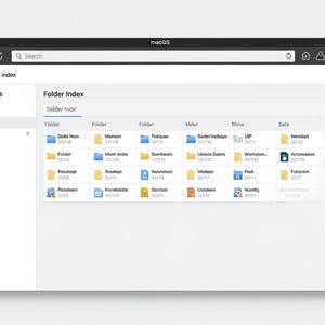 Custom Folder Index HTML | Offline Searchable File Dashboard for Mac | 3-Day Delivery image 2