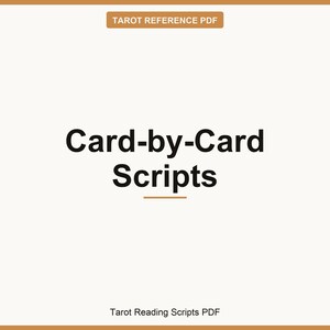 Tarot Lese pdf pdf | 50 öffnende Zeilen & Karte-für-Karte Phrasierung für neue Leser | 10-Kapitel-Handbuch Bild 8