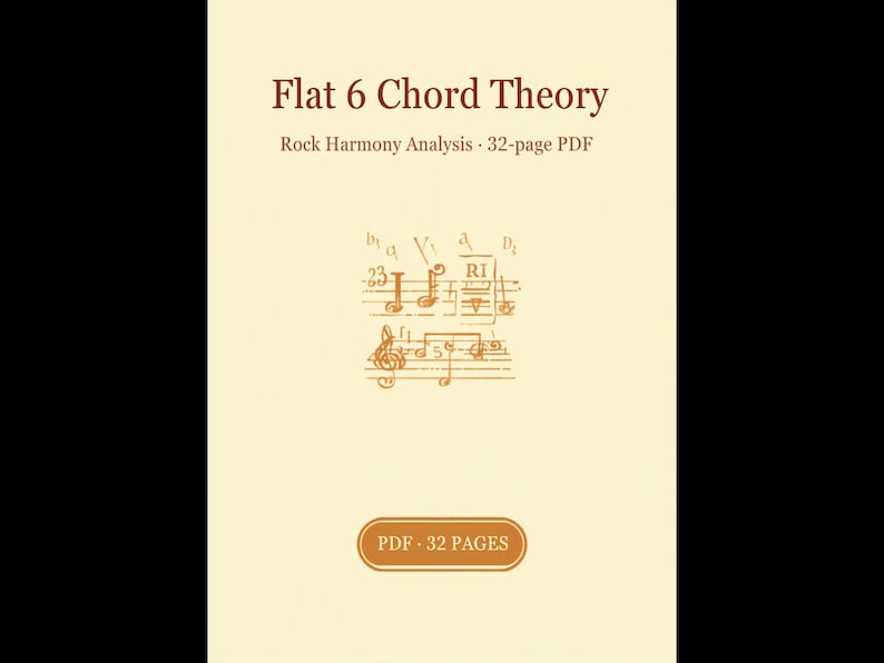 音楽理論PDF｜作曲家のためのフラット6コード早見表｜悲しいコーラスが効果的な理由 画像 1