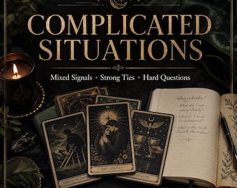 Voice Tarot Reading by Email | Audio Relationship Tarot | Hidden Thoughts & Mixed Signals | 48 Hour Delivery