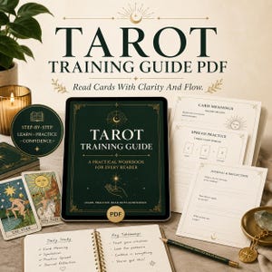 Tarot Reader Training Bundle | 6 PDF Guides | Archetype Framework + Scripts + Spreads | Instant Download image 1