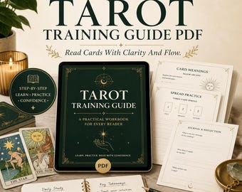 Tarot Reader Training Bundle | 6 PDF Guides | Archetype Framework + Scripts + Spreads | Instant Download