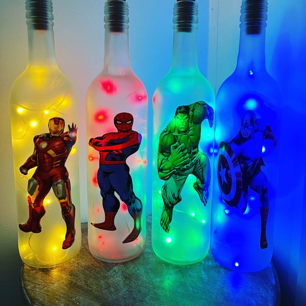 Superhero night lights