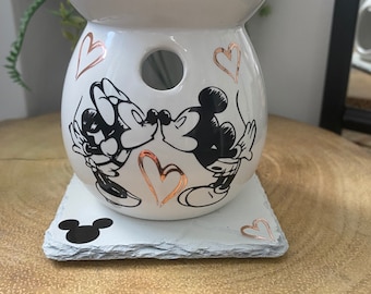 Mickey and Minnie Mouse waxburner / night lights / gifts / mugs / glasses