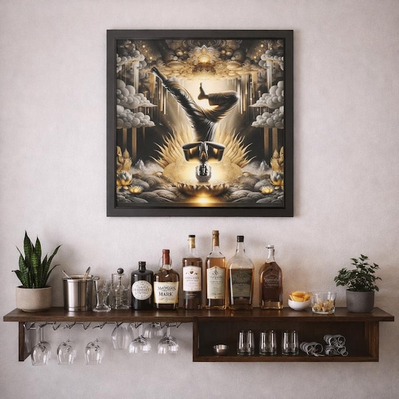 Framed Heart Work:  Inverted Buddha Nature, Transcending Gravity Through Stillness