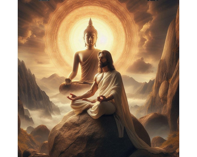 Spiritual - Buddha & Jesus Design for Peaceful Vibes